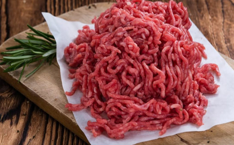 Vacuum-sealed packs of 10 lbs premium ground American Wagyu beef from Texas pasture-raised cattle