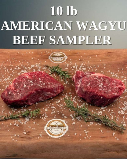 10 lb. Premium American Wagyu Beef Sampler Box