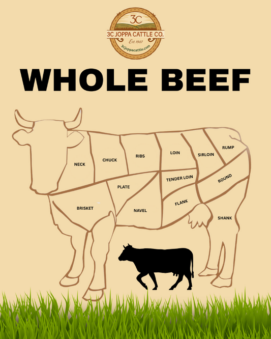 WHOLE BEEF Premium Grass-Fed American Wagyu Bulk  Beef