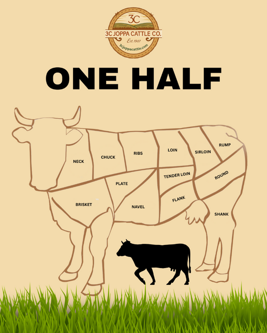 ONE HALF Premium Grass-Fed American Wagyu Bulk Beef
