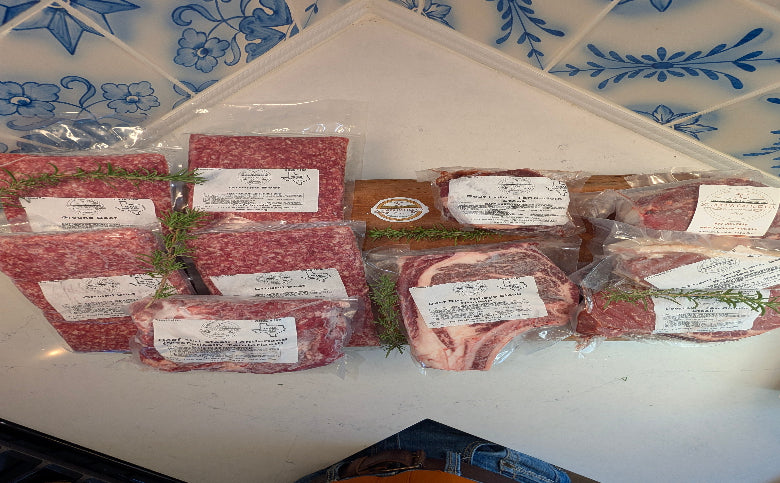 5 lb. Premium American Wagyu Beef Sampler Box - 3C Joppa Cattle Company, LLC