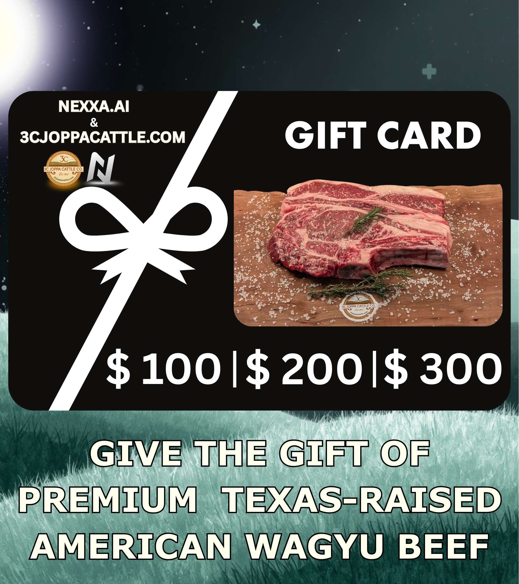 3C Joppa & Nexxa Gift Card - 3C Joppa Cattle Company, LLC