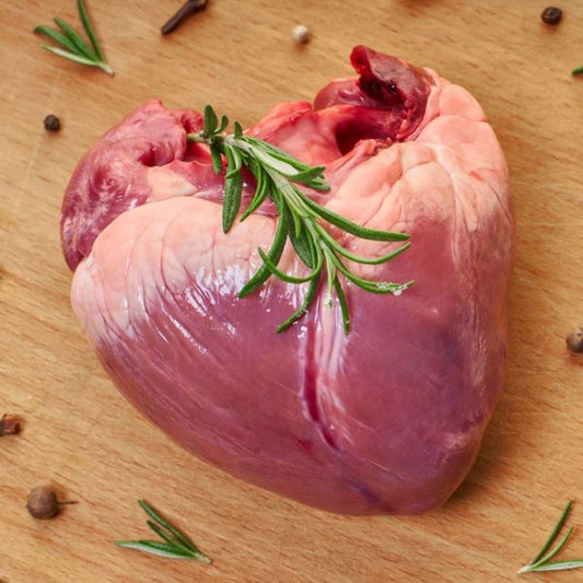 american wagyu beef heart with rosemary
